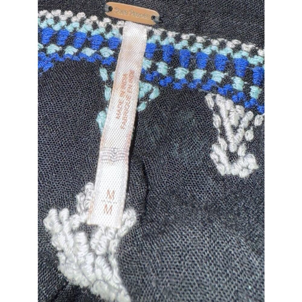 Free People Stargazer Swing Embroidered Mini Dress, Boho, Size Medium - Picture 7 of 10
